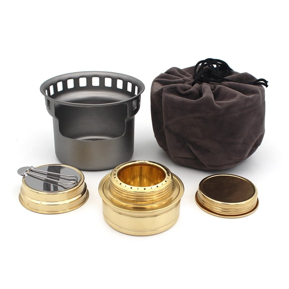 Outdoor Windproofs Campings Stove Portable Alcohols Burners Picnics Barbecues Furnaces for Outdoor Campings Hikings Backpacking