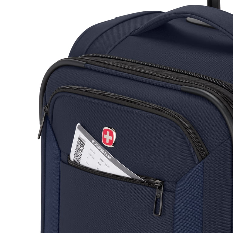SWISSGEAR Stride 3-Piece Expandable Spinner Luggage Set, Peacoat