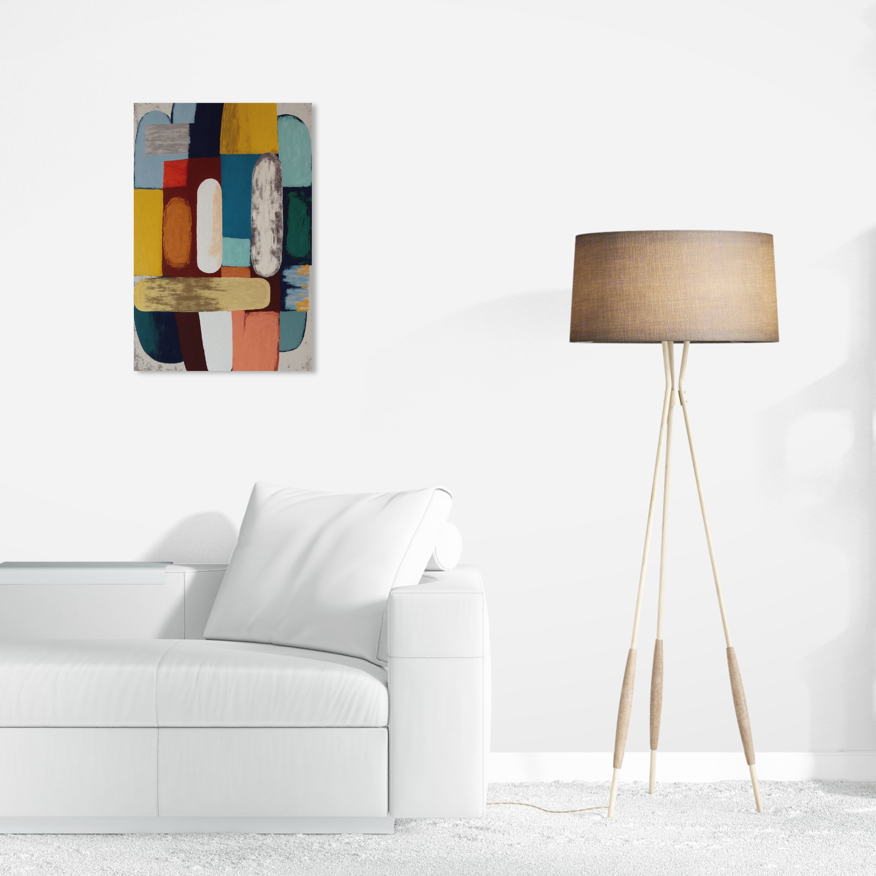 Wynwood Studio Canvas Musical Happiness Abstract Textures Wall Art Canvas Print Brown Ochre 16x24