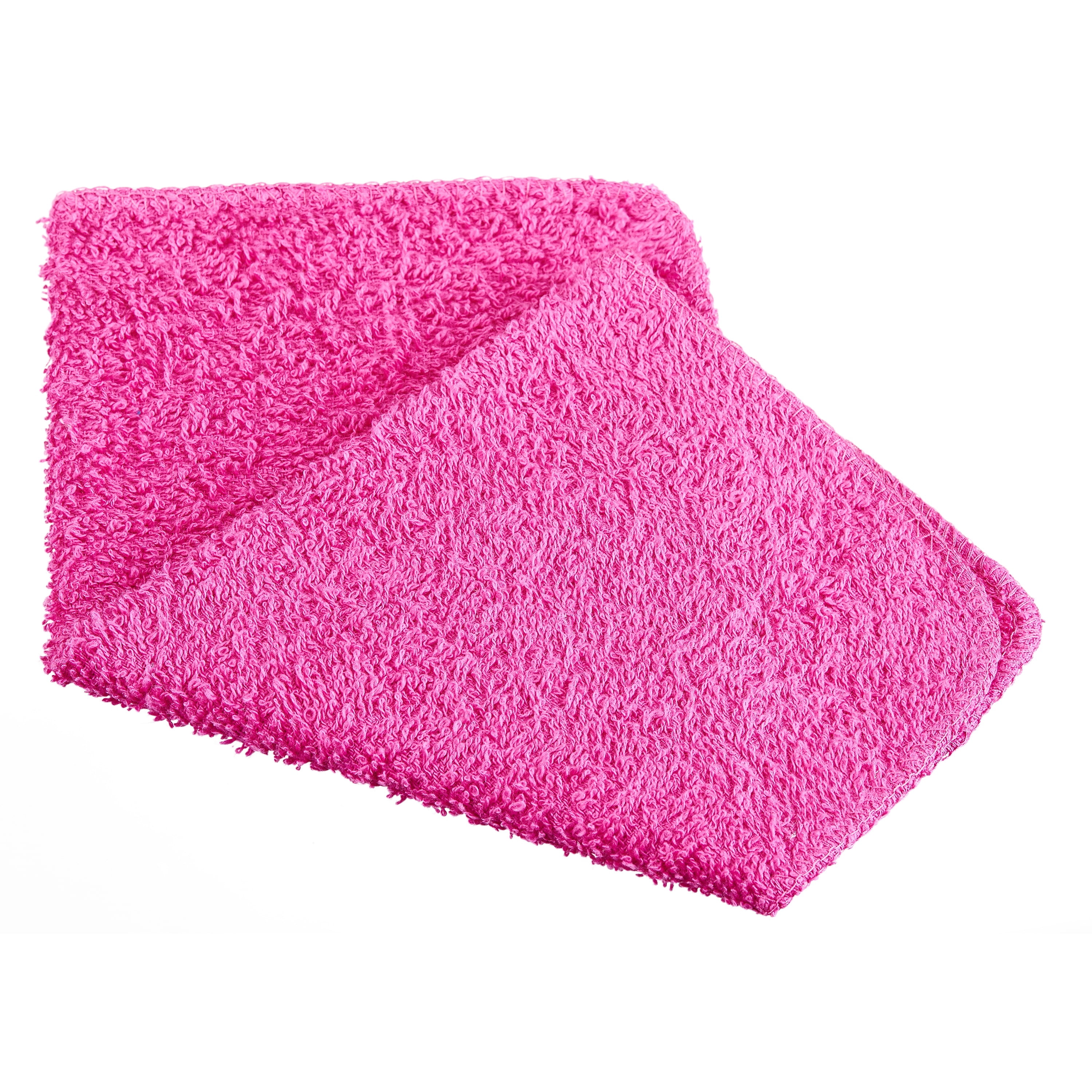 Mainstays Washcloths, 24 Pack, True Bright