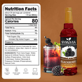 thumbnail image 3 of Syruvia Blackberry Syrup Pure Cane Coffee Flavoring Syrup, 25.4 fl Oz, 3 of 6