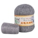 thumbnail image 1 of Inteprter 2 unids/set disfrute de tejer y hacer ganchillo con Hilo suave y duradero para principiantes Hilo de lana para bufanda Tela de costura y artesanía gris, 1 of 6