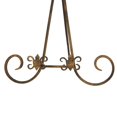 thumbnail image 5 of DecMode 11" x 14" Gold Metal Tabletop Arched Fleur De Lis Easel with Scroll Details, 5 of 9