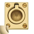 thumbnail image 1 of Baldwin 0392003 Flush Ring Pull, Polished Brass, 1 of 1