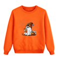 thumbnail image 4 of YunPes Halloween Sweatshirt Boys Girls Baggy Casual Crewneck Tops Funny Ghost Graphic Long Sleeve Pullover for Boys Girls, 4 of 4