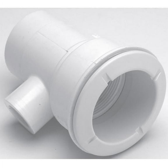 Waterway Poly Gunite 1-1/2in. Water Slip x 1/2in. / 1in. Spigot Straight Jet Body Assembly 210-5950