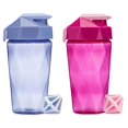 thumbnail image 2 of Keelo Bottle classic Shaker Bottle 20 Ounce Protein Shaker Bottle Shaker cup with carrying Handle and Diamond Agitator Raspberry - 20-Ounces, 2 of 4