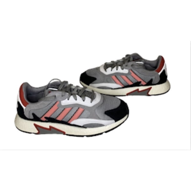 New Ad-id-as Men's Originals Tresc Run EF0765 Boost Gray Scarlet Red Size 11.5