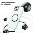 thumbnail image 4 of Magnetic for iPhone 13 Clear Case Compatible with Magsafe Military-Grade Protection Shockproof Phone Bumper,Anti-Scratch Drop Proof Anti-Fingerprint Clear Hard Back Cover Back,Black, 4 of 9