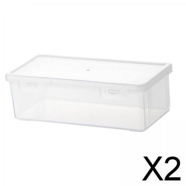 Caja de Almacenamiento de Imágenes, Contenedor con Adorno, Suministros de Oficina, Caja de Fotos, Estuches Transparentes para Fotos, álbum de Recortes 2 piezas