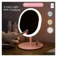 thumbnail image 2 of Makeup Mirror LED Vanity Mirrors Three Lights Cosmetic Miroir With Touch Stand Mirror Adjustable Lighted Make Up Desk Mirrors ,Widely Use, 2 of 7
