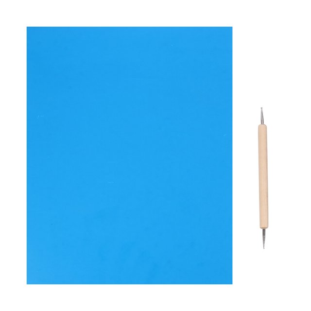 Quentinu 10 Pcs Papier de Transfert pour Couture Carbone avec Stylet Embossé pour Point de Croix