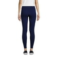 thumbnail image 2 of Lands' End Women's Petite Starfish Mid Rise Knit Leggings, 2 of 3