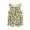 Beige, variant on Gunia Toddler Girl Outfits Summer Style Babys Sleeveless Vest Leopard Prints Bodysuit Girl Romper Clothes Sets 0-12 Months