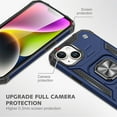 thumbnail image 3 of SOATUTO For iPhone 15 Case/iPhone 15 Plus Phone Case 360°Rotatable Ring Kickstand Military Grade Dropproof Shockproof Phone Case for iPhone 15 Pro 15 Pro Max 5G 2023 - iPhone 15 Plus,Blue, 3 of 8