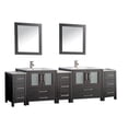 thumbnail image 2 of MTD Vanities Argentina 108'' Double Sink Bathroom Vanity Set with Mirror, 2 of 3