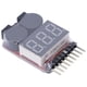 thumbnail image 1 of Monitor de voltaje de batería, 10 unidades de voltaje de batería Lipo, probador de voltaje de batería Lipo, alarma de voltaje de batería diseñada para el futuro, 1 of 14