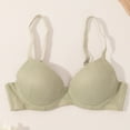 thumbnail image 4 of Rciityk Tshirt Bras for Women Full Coverages Push Up Wireless Bra Comfortable Convertible Straps Everyday Bras Gifts for Mom, 4 of 8