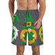 thumbnail image 1 of Balery Spring St Patrick’S Day Irish Gnomes Traje de Baño Estilo Hawaiano para Hombre, Shorts de Secado Rápido con Bolsillos-Small, 1 of 6