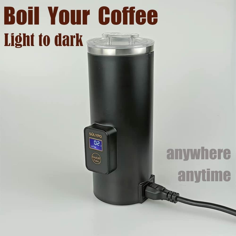 Single Serve Coffee Maker 8 oz,Mini Electric Percolator Coffee Pot  as Espresso Machine |304 Stainless Steel Tea Kettle
