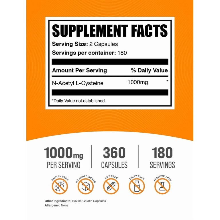 does walmart have nac glutathione BulkSupplements N-Acetyl L-Cysteine (NAC) 1000mg Amino Acid Supplement Capsules, 360 Count Wholesome Story 600mg N Acetyl