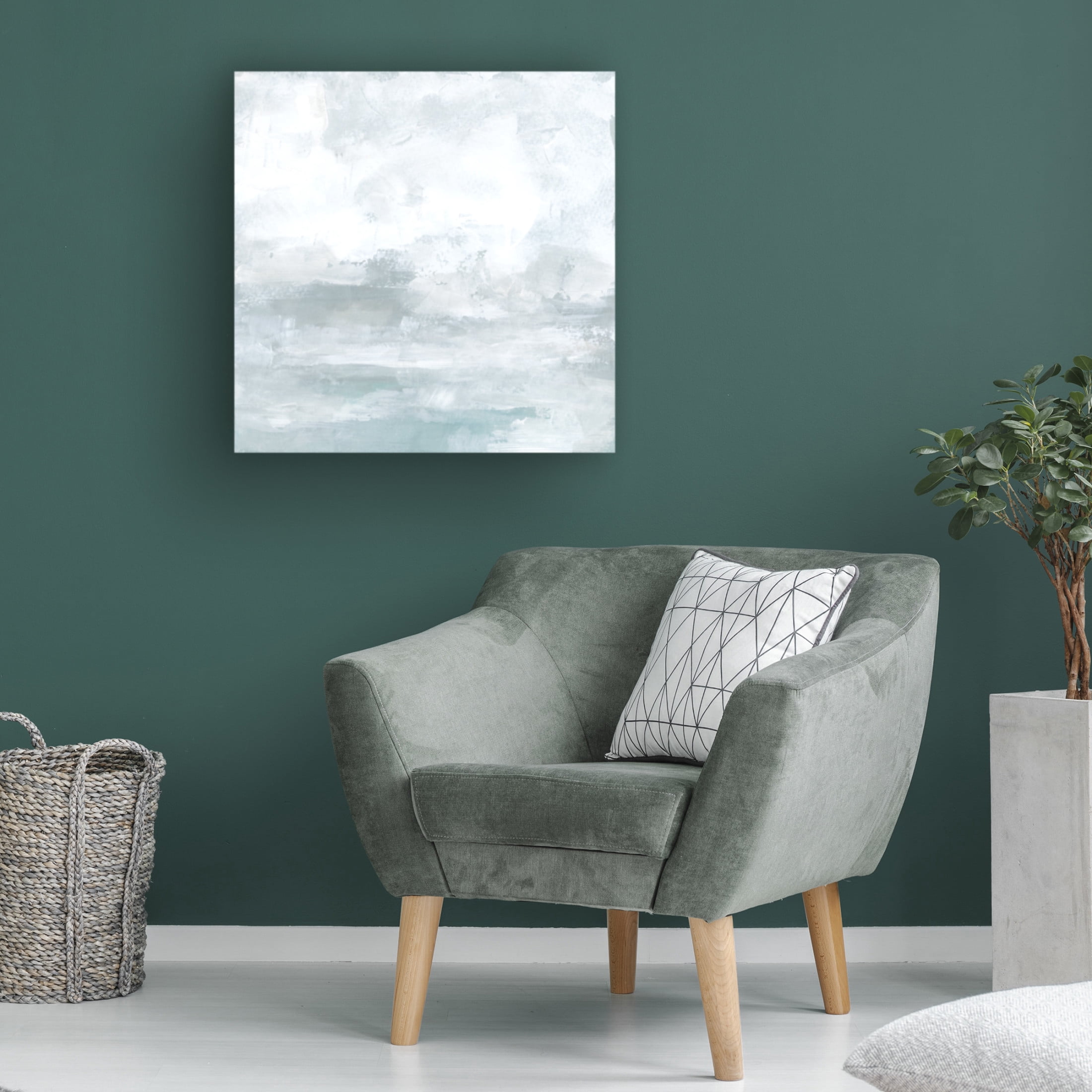 Trademark Fine Art June Erica Vess  Clouded Shore II Canvas Wall Art