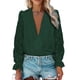 thumbnail image 1 of Top de manga larga de encaje para mujer blusa de encaje para mujer elegante cómoda suave y transpirable para citas ANGGREK Otros, 1 of 6