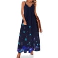 thumbnail image 1 of Vestido sin mangas luminiscente de aguas profundas vestidos de verano mujer vestidos para mujer, 1 of 7