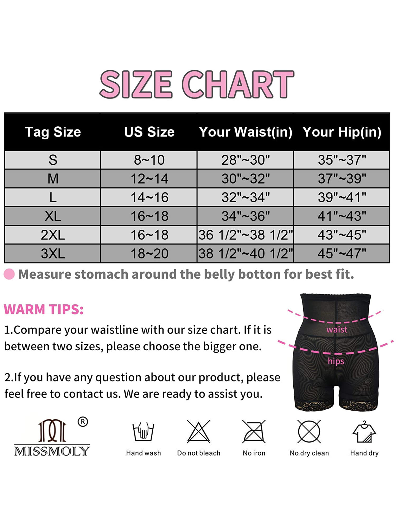 MISS MOLY Padded Butt Lifter for Women Control Brief Hip Enhancer Seamless  Shapewear Slimming with Pads Underwear 