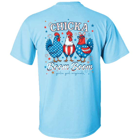 Girlie Girl Originals Chicka Boom Boom USA T-Shirt