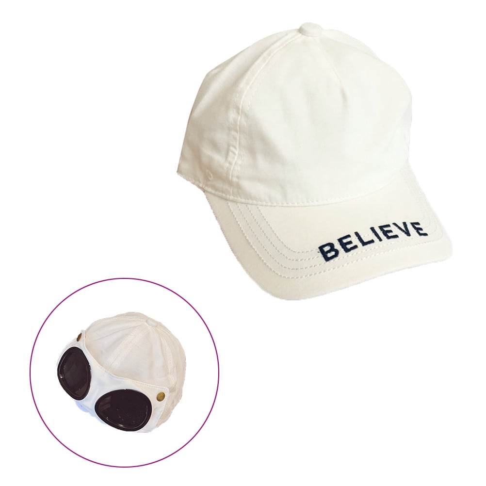 Children'S Aviator Hat With Glasses Cap 