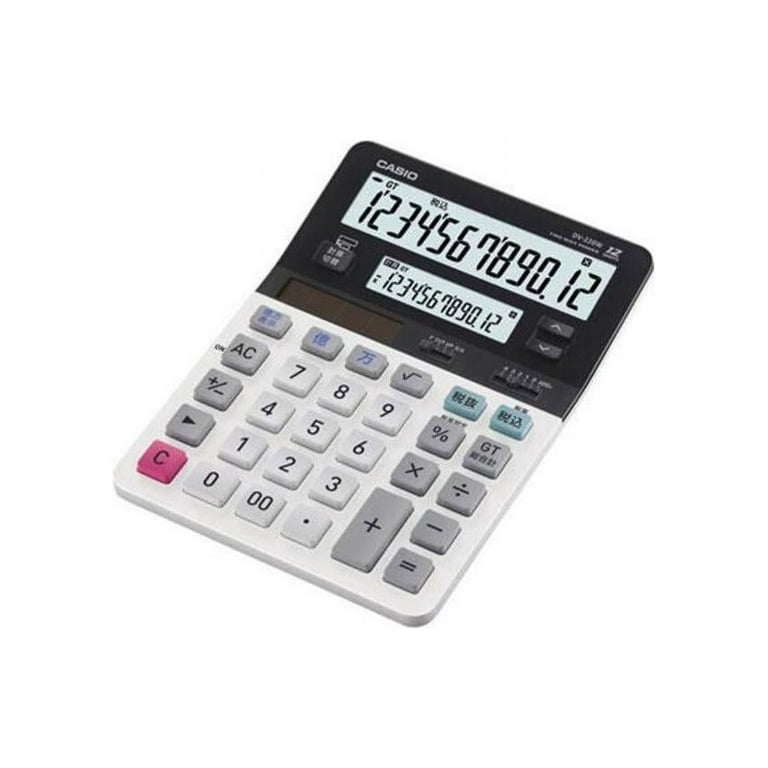 Casio dv220 12 Digit Dual Display Desk Calculator - Walmart.com