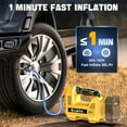 thumbnail image 7 of Tire Inflator for DEWALT 20V MAX Battery, Portable Air Compressor Auto Tire Pump(Tool Only, NO Battery), 7 of 7