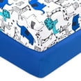 thumbnail image 3 of Little Star 100% Organic Cotton 3 Piece Crib Bedding Set - Reversible Comforter and 2 Fitted Sheets, 3 of 9