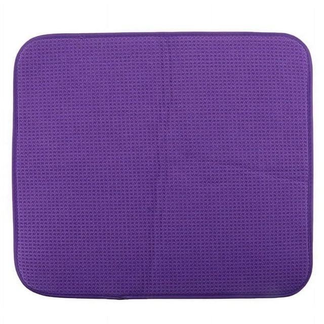 MesaSe Home Goods Reversible Microfiber Dish Drying Mat Set Microfiber Sponge Absorbent - Green