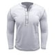 thumbnail image 1 of Blusas y camisas de manga larga con cuello redondo para hombre, blusa informal de moda con bloques de color, manga larga, cuello redondo, blusa de poliéster, algodón y poliéster., 1 of 4