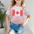 thumbnail image 2 of WEAIXIMIUNG T-Shirt à Manches Courtes pour Petites Filles, Col Rond, Coupe Décontractée, Basique, 2 of 4