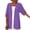 Purple, variant on Summer Cardigans for Women Lightweight Open Front Short Sleeve Tunic Cardigans, Summer Shawls, Casual Beach Cover Ups
