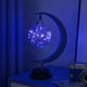 thumbnail image 5 of La lámpara lunar - lámpara LED para niños, luz nocturna colgante, decoraciones para el hogar conmemorativo, luces decorativas LED en forma de estrella y luna (redonda de plástico [batería]) azul, 5 of 5