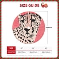 thumbnail image 2 of Lukts Pink Cheetah Art Print Color Life Christmas Tree Skirt, Winter Holiday Tree Mat Decoration ,Can be Used as A Shawl-48", 2 of 6