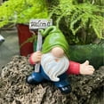 thumbnail image 6 of SLYNSHome Garden Gnome Statue Decoration,Welcome Gnome Figurine Ornament for Indoor Outdoor Home Patio Yard Lawn Gnome Lovers & Fairy Garden Accessories, 6 of 7