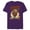 Purple, variant on Marvel Guardians of the Galaxy Volume 3 Cosmo the Space Dog - Short Sleeve Blended T-Shirt for Adults - Customized-Black