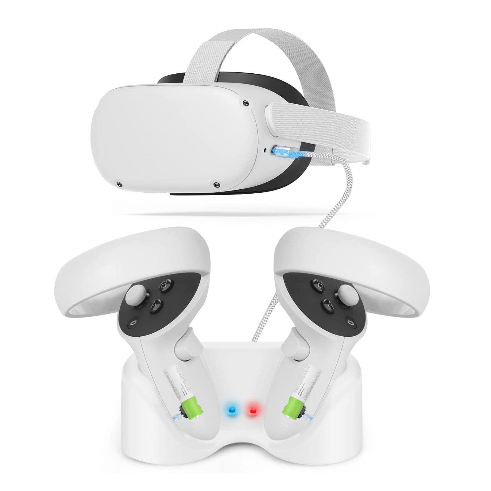 TSV Charging Station Fit for Oculus Quest 2 Controllers,