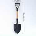 thumbnail image 2 of HJQEQVD Shovel for Digging Round Shovel Garden Tool with D Handle Wooden Handel Garden Shovel Beach Shovel Car Snow Shovel,Black One Size, 2 of 9