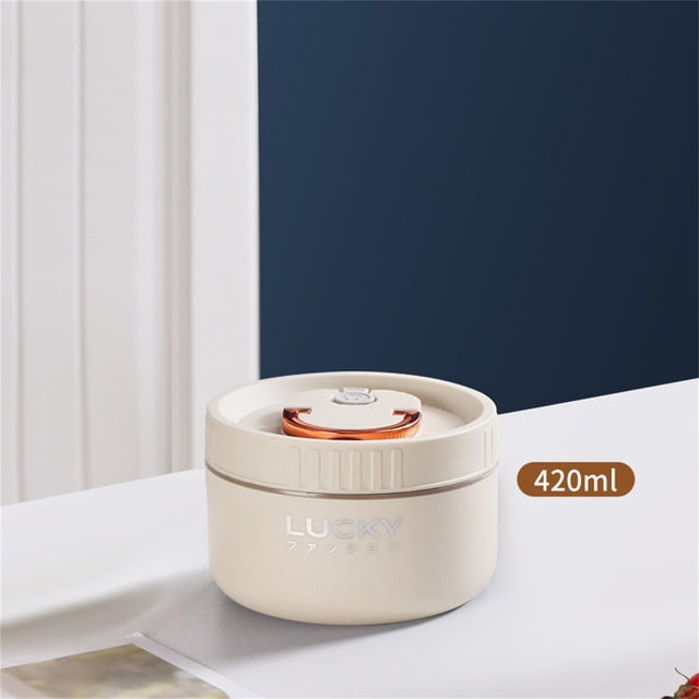 Fiambrera térmica Bento Box, contenedor de almuerzo aislado portátil, contenedor de alimentos apilable de acero inoxidable a prueba de fugas