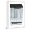 thumbnail image 2 of "Dripping White" Framed Painting Print, 2 of 6