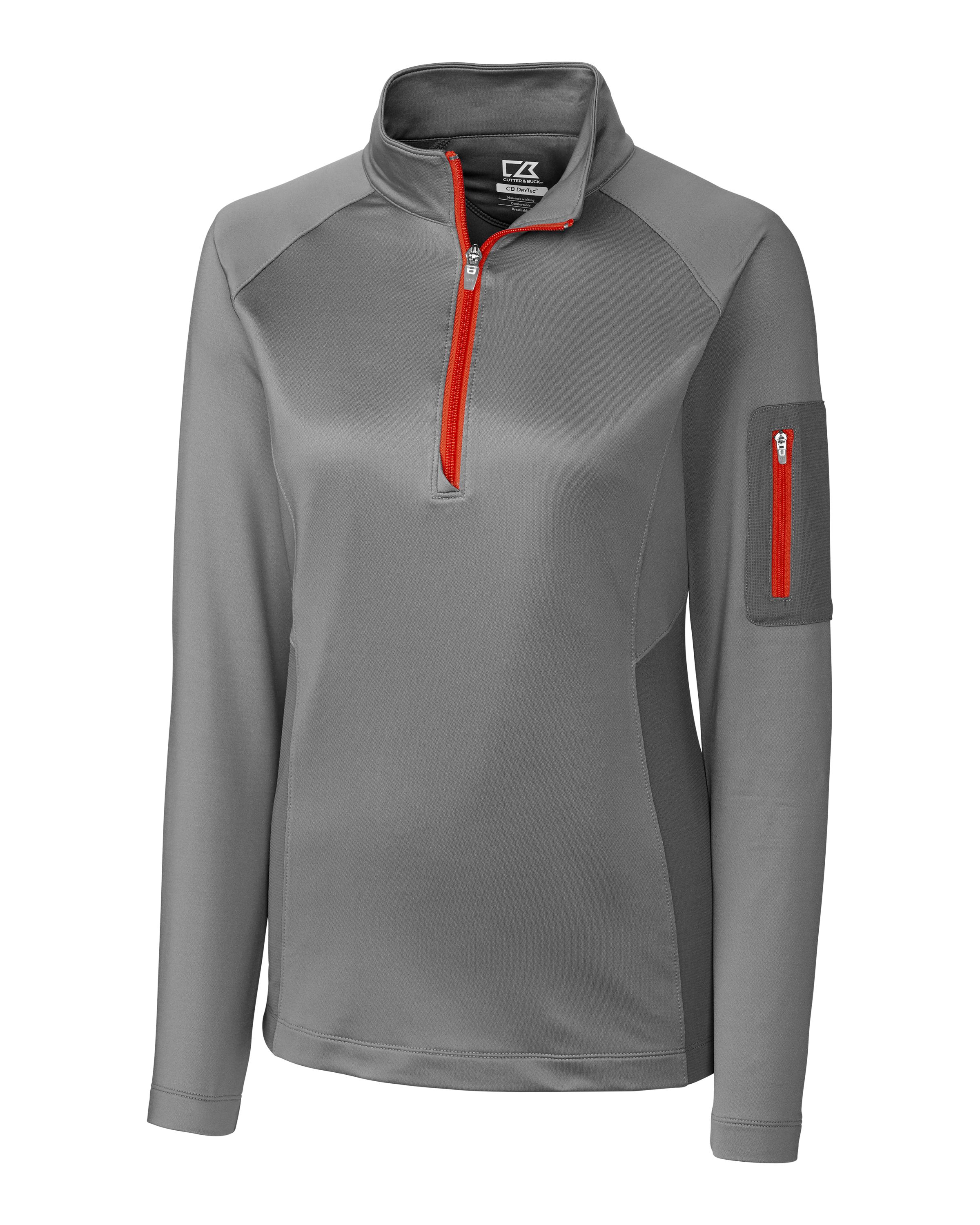 Cutter Buck Cutter Buck Women s Long Sleeve Hybrid Half Zip Cutter Buck Cutter Buck Women s Long Sleeve Hybrid Half Zip