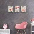 thumbnail image 5 of Wall Art for Bedroom Butterfly Wall Pictures Floral Paintings Faith Hope Love Quotes Inspirational Wall Art Watercolor Pink Flower Blossom Prints Bedroom Decor for Women Canvas Art 12x16inchx3pcs, 5 of 6