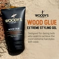 thumbnail image 3 of Woody’s Extreme Hold Hair Gel for Men, High Shine Styling Gel, Non-Flaking, 4 oz, 3 of 7