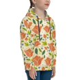 thumbnail image 3 of Uemuo Rose Daisy Pattern Hooded Sweatshirt for Youth Pullover with Kangaroo Pocket Trendy youth sweatshirt Casual Hoodie for Boys and Girls-X-Large, 3 of 6